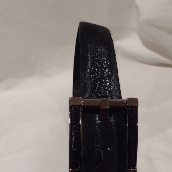 Carlisle Cowhide and Patent Leather Belt Size M NWOT